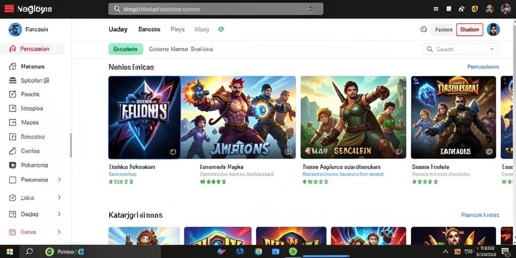 Screen shot misi eksplorasi yang menantang.