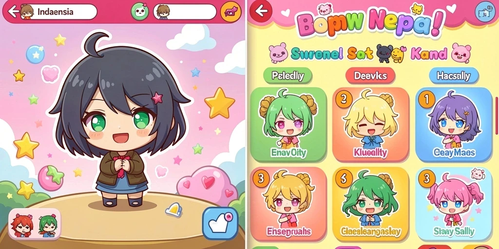 Momen petualangan yang mendebarkan di dalam game.