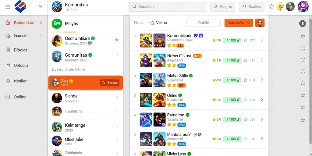 Pengalaman bermain dengan teman di leaderboard.
