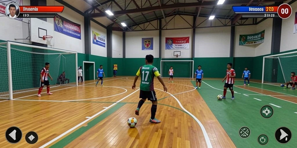 Pengaturan pertempuran yang seru dan mendebarkan.