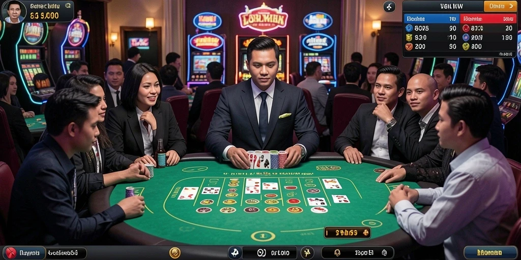 Fitur multiplayer yang memungkinkan bermain bersama teman.